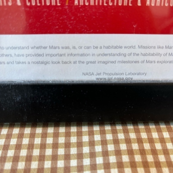 Retro Space Travel Poster Travel Mars poster in frame. Approx 17.5 x 13.5” - Picture 5 of 11